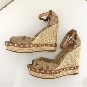 ALDO ESPADRILLE PLATFORM SANDALS